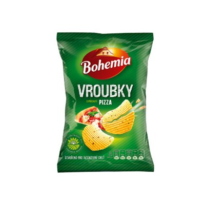 Bohemia Chips Vroubky pizza 65 g